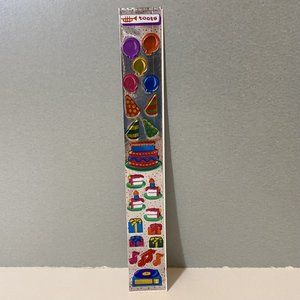 Vintage 1983 Toots Cardesign Toots Accessories Birthday Party Metallic Stickers
